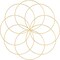 8Pcs 10Inch Metal Crafts Hoops Wreath Macrame Creations Ring for DIY Crafts Dream Catchers, Floral Macrame Hoop for Wedding Decor, Wall Hanging Craft, Gold